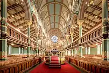 Princes Road synagogue interior(1872–74; Grade I)