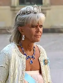 Princess Birgitta wearing her order.