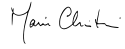 Marie-Christine's signature