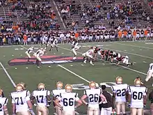 A picture showing a football match between Princeton University and Lehigh University in September 2007