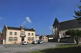 The 8 May Square in Prissac