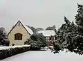 Prittlewell Priory, Southend-on-Sea, in the snow