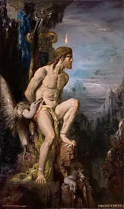 Prometheus (1868), 205 x 122 cm, Musée Gustave Moreau