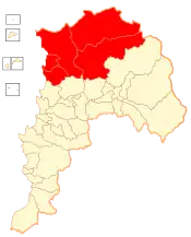 Location in the Valparaíso Region