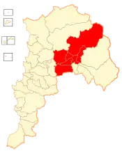 Location in the Valparaíso Region