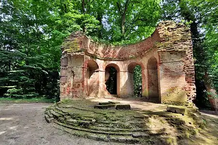 The ruins of the mausoleum