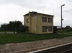 Train stop in Kruszyna