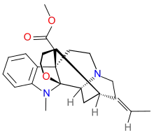 General structure of pseudoakuammigine.