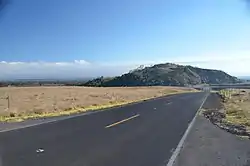 Puu Huluhulu as seen from the Mauna Kea road