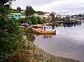 View of Villa Puerto Edén's docks