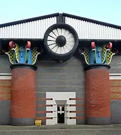 Pumping Station, Isle of Dogs, London, John Outram, 1988