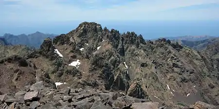 Punta Minuta from near Monte Cinto.