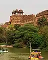 Lake outside Purana Qila