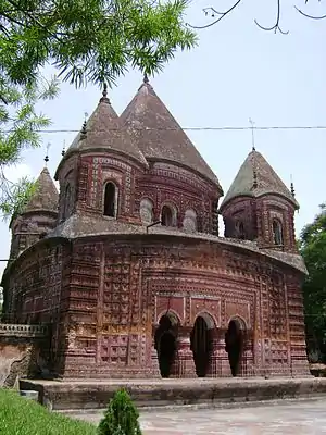 A Pancharatna temple