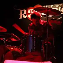 Drummer Matt Putman with Bear Colony in 2012