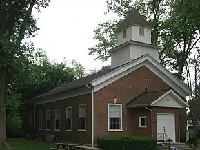 The Putnamville United Methodist Church, a historic place in Warren Township