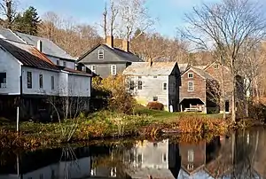 Sacketts Brook in downtown Putney (2009)