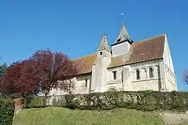 The church in Putot-en-Auge