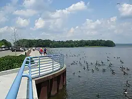 View of Pymatuning Reservoir in Pine Township