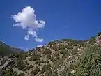 Mountains of the Turkestan Range on the south of Isfana