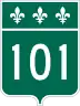 Route 101 marker