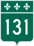 Route 131 marker