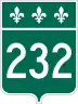 Route 232 marker