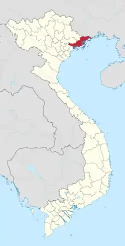 Location of Quảng Ninh in Vietnam