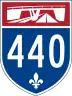 Autoroute 440 marker