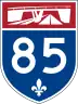 Autoroute 85 marker