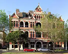 Queen Bess Row in East Melbourne, the largest Queen Anne-styled terrace in Melbourne