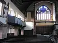 south aisle and west window