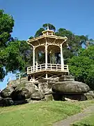 Quinta's bandstand, known as the Chinese pagoda