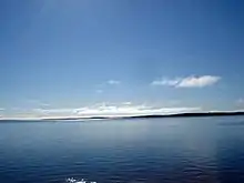 The Robert-Bourassa Reservoir, near the generating station.