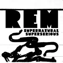 A black-and-white cover with the band's name dominating the cover and a small smear at the bottom