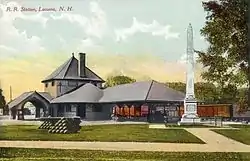 Railroad station, c. 1910