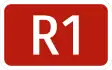 Expressway R1 shield}}