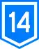 Route 14 shield}}