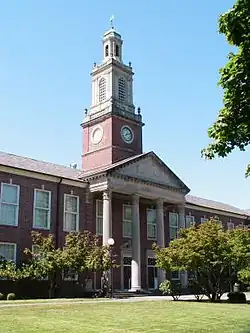 R. A. Long High School, constructed in 1927