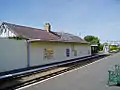 Dymchurch railway station main station building looking towards Burmarsh Road