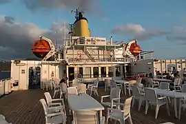 Aft Deck of RMS St Helena