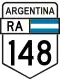 National Route 148 shield}}