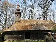 Wooden church in Baștea