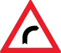 Dangerous curve to the right