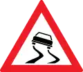 Slippery road