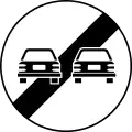 End of no overtaking