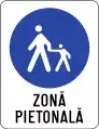 Pedestrian zone