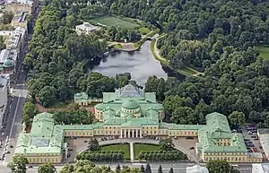 Image 17Tauride PalacePhotograph credit: Andrew ShivaThe Tauride Palace is one of the largest and most historic palaces in Saint Petersburg, Russia. It was designed by Ivan Starov for Prince Grigory Potemkin, and was constructed between 1783 and 1789. After the owner's death, it was purchased by Catherine the Great, who constructed a theatre in the east wing and a church in the west wing. Many improvements were also made to the grounds, including construction of the Admiralty Pavilion, the gardener house, the orangery, glass-houses, bridges, and ironwork fences. Although the exterior of the building was rather plain, the interior was very luxurious. More recently, the building housed the first Imperial State Duma (1906–1917) and the post-revolution provisional government.More selected pictures