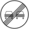 End of overtaking restriction