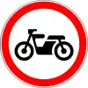 No entry for motorcycles